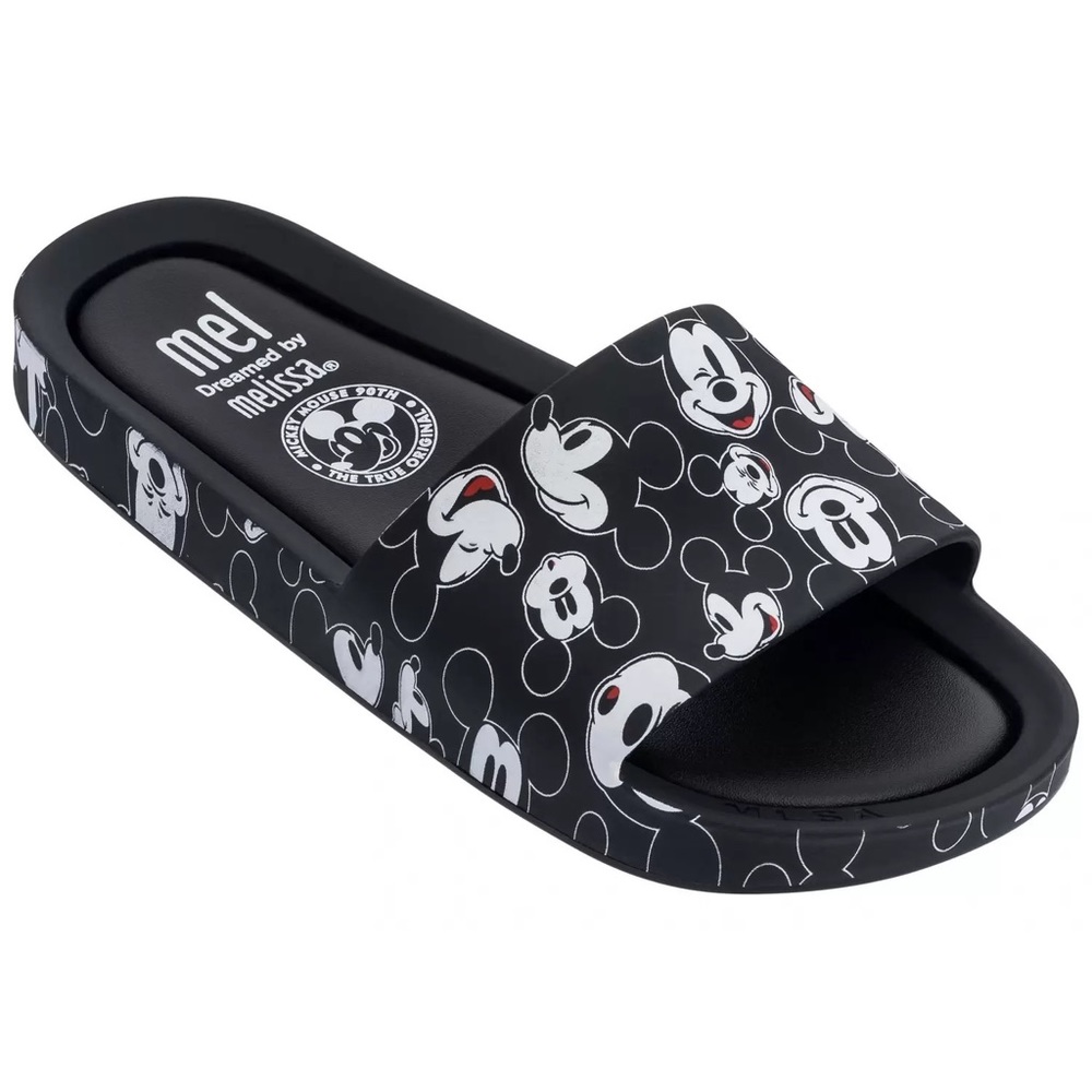 NEW Mel by Melissa Dreamed Mickey Mouse Slide Sandals